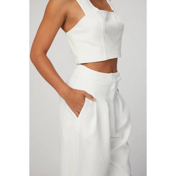 NEW IN THE MOOD FOR LOVE blane pant in white - Picture 3 of 6